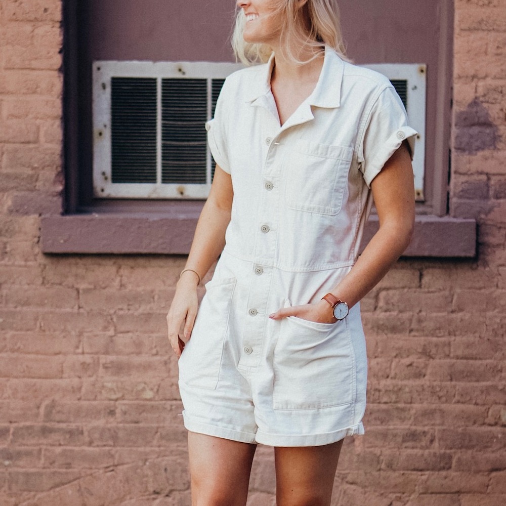 Madewell x As Ever™ Short Coveralls Size L
